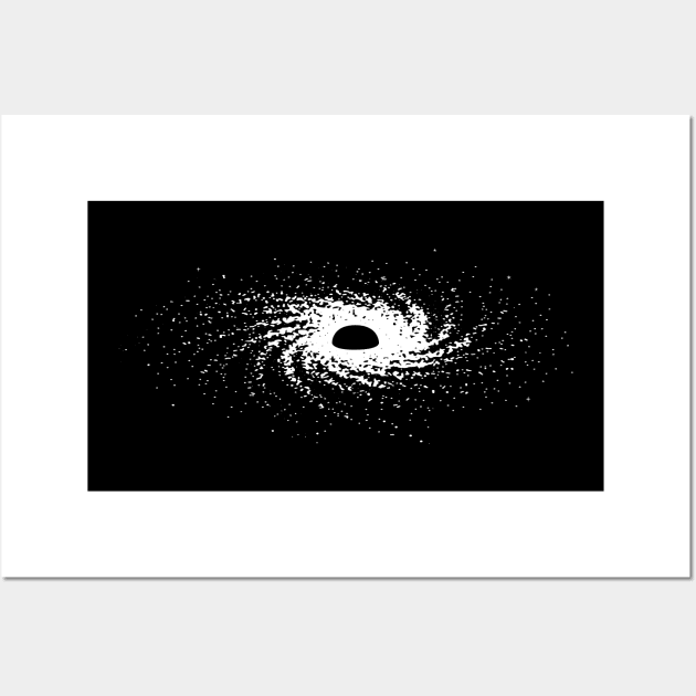 Milky Way Black Hole Galaxy universe Wall Art by HBfunshirts